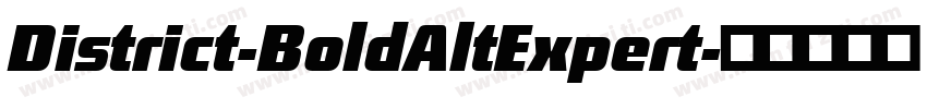 District-BoldAltExpert字体转换