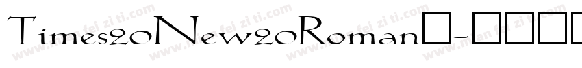 Times20New20Roman字字体转换