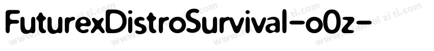 FuturexDistroSurvival-o0z字体转换