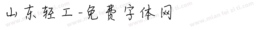 山东轻工字体转换