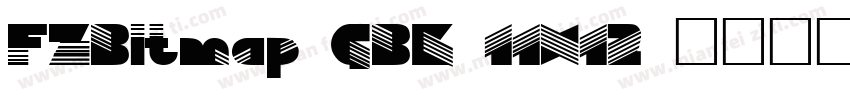 FZBitmap_GBK_11X12字体转换