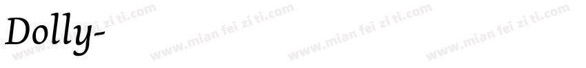 Dolly字体转换