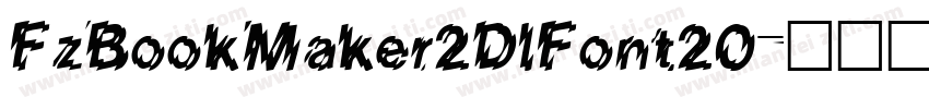 FzBookMaker2DlFont20字体转换