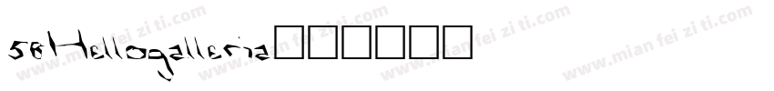58Hellogalleria字体转换
