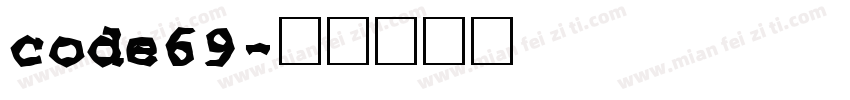 code69字体转换