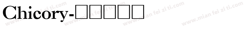Chicory字体转换