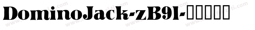 DominoJack-zB9l字体转换