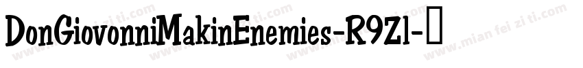 DonGiovonniMakinEnemies-R9Zl字体转换