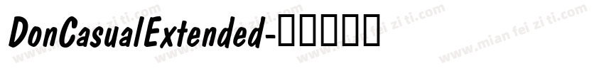 DonCasualExtended字体转换