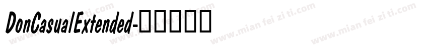 DonCasualExtended字体转换