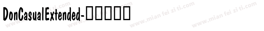 DonCasualExtended字体转换