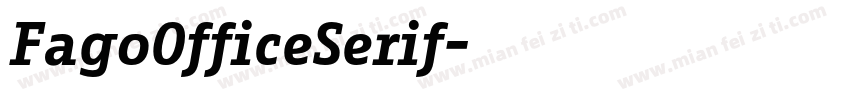 FagoOfficeSerif字体转换