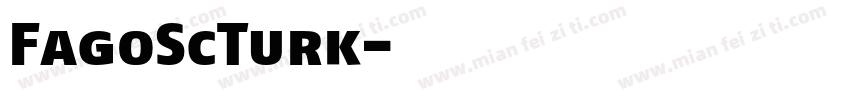 FagoScTurk字体转换