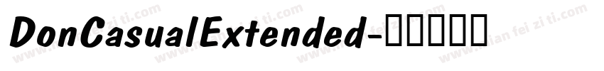 DonCasualExtended字体转换