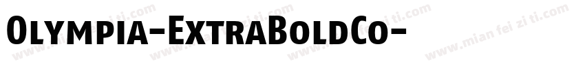 Olympia-ExtraBoldCo字体转换