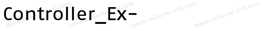 Controller_Ex字体转换