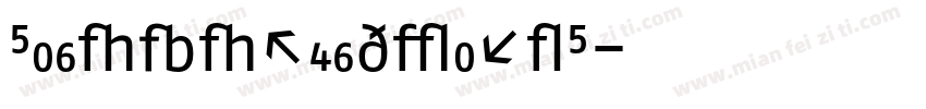 FagoNoRegularLF字体转换
