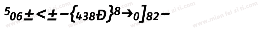 FagoNo-MediumItalic字体转换