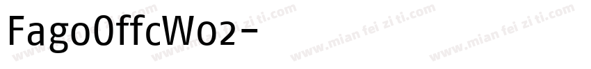FagoOffcW02字体转换