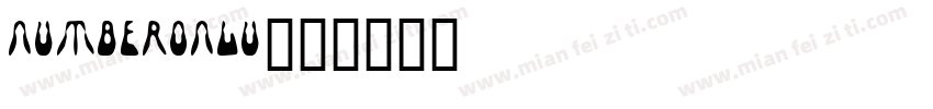 numberonlu字体转换