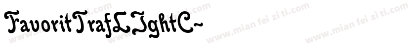FavoritTrafLIghtC字体转换