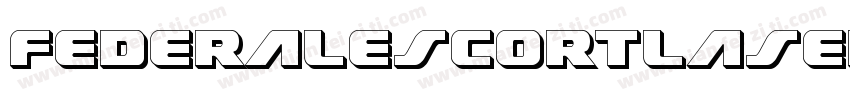 FederalEscortLaserItalic-RWgM字体转换