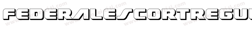 FederalEscortRegular-n711字体转换
