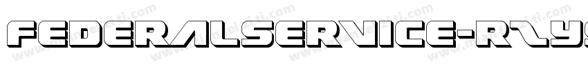 FederalService-rZY9字体转换