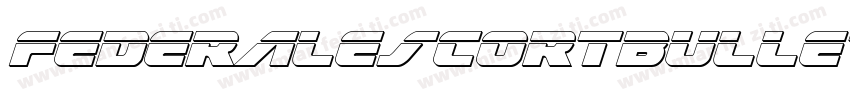 FederalEscortBulletItalic-8Gz2字体转换