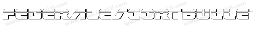 FederalEscortBulletItalic-8Gz2字体转换