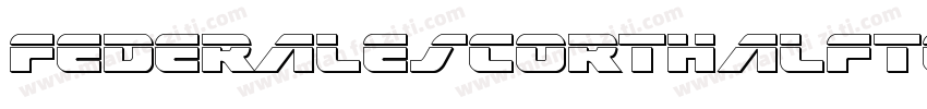 FederalEscortHalftone-v927字体转换