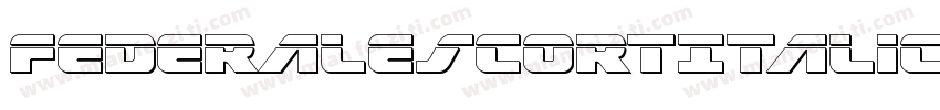 FederalEscortItalic-n71M字体转换