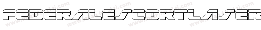 FederalEscortLaserItalic-RWgM字体转换