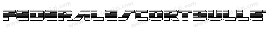 FederalEscortBulletItalic-8Gz2字体转换