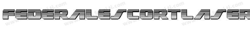 FederalEscortLaserItalic-RWgM字体转换
