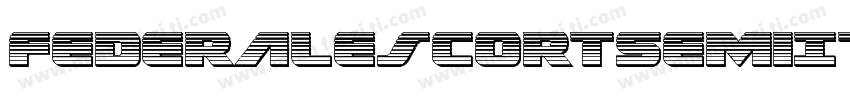 FederalEscortSemiItalic-KLyo字体转换