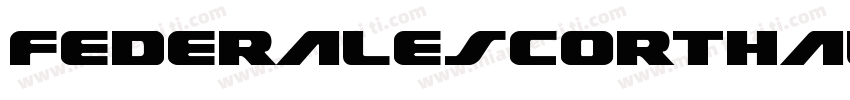 FederalEscortHalftoneItalic-lvlX字体转换