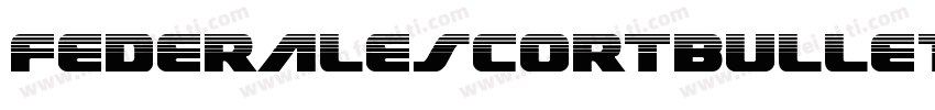 FederalEscortBulletItalic-8Gz2字体转换
