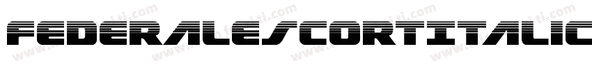 FederalEscortItalic-n71M字体转换