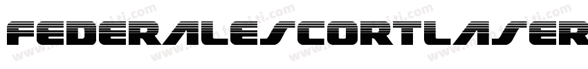 FederalEscortLaserItalic-RWgM字体转换