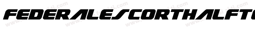 FederalEscortHalftone-v927字体转换