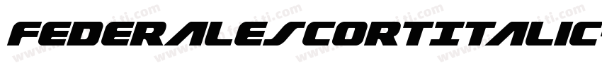 FederalEscortItalic-n71M字体转换