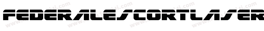 FederalEscortLaserItalic-RWgM字体转换
