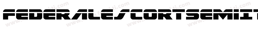 FederalEscortSemiItalic-KLyo字体转换