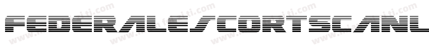 FederalEscortScanlinesItal-Mgye字体转换