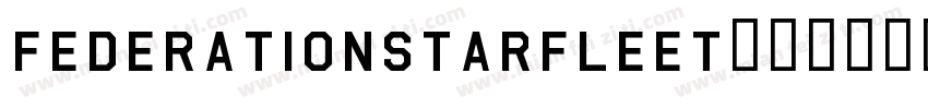 FederationStarfleet字体转换