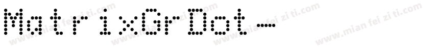 MatrixGrDot字体转换