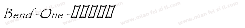 Bend-One字体转换