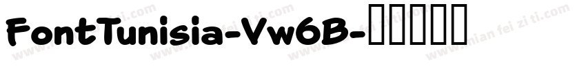 FontTunisia-Vw6B字体转换