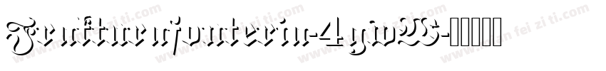 Frakturafonteria-4gwW字体转换